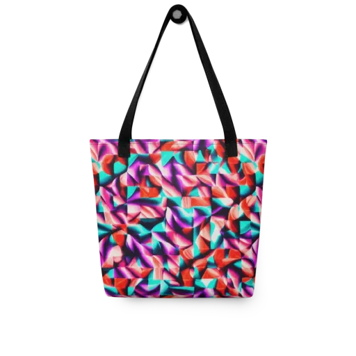 Electric Petalwork on a Tote Bag
