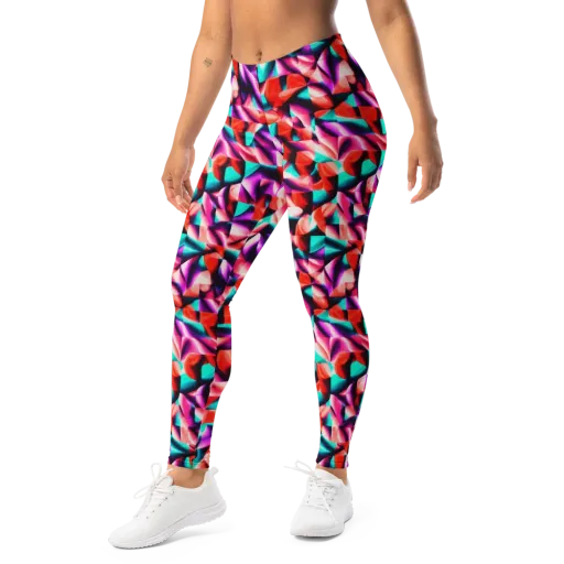 Electric Petalwork on a Leggings