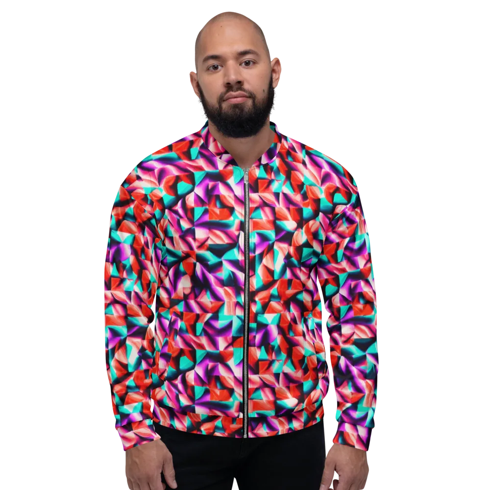 Electric Petalwork on Bomber Jacket — Front