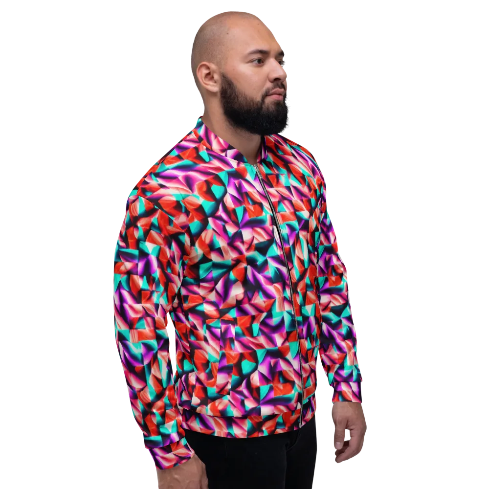 Electric Petalwork on Bomber Jacket — Right