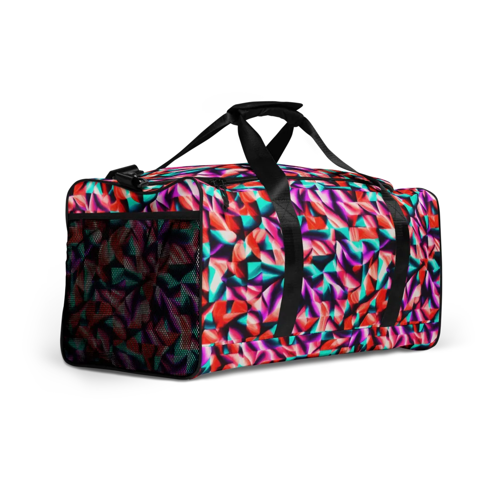 Electric Petalwork on Duffle Bag — Right Front