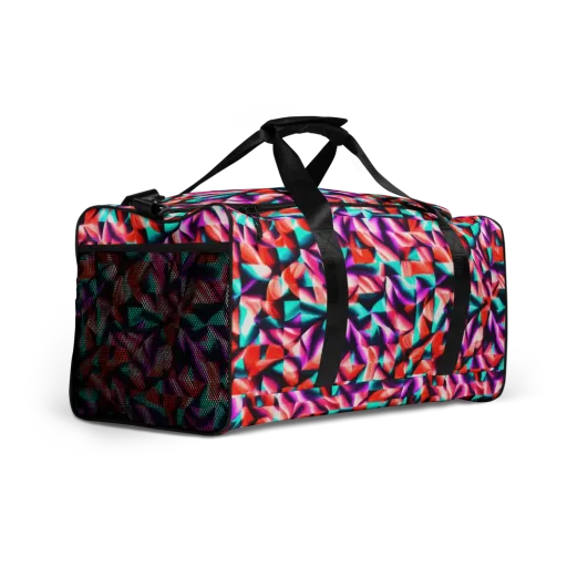 Electric Petalwork on a Duffle Bag