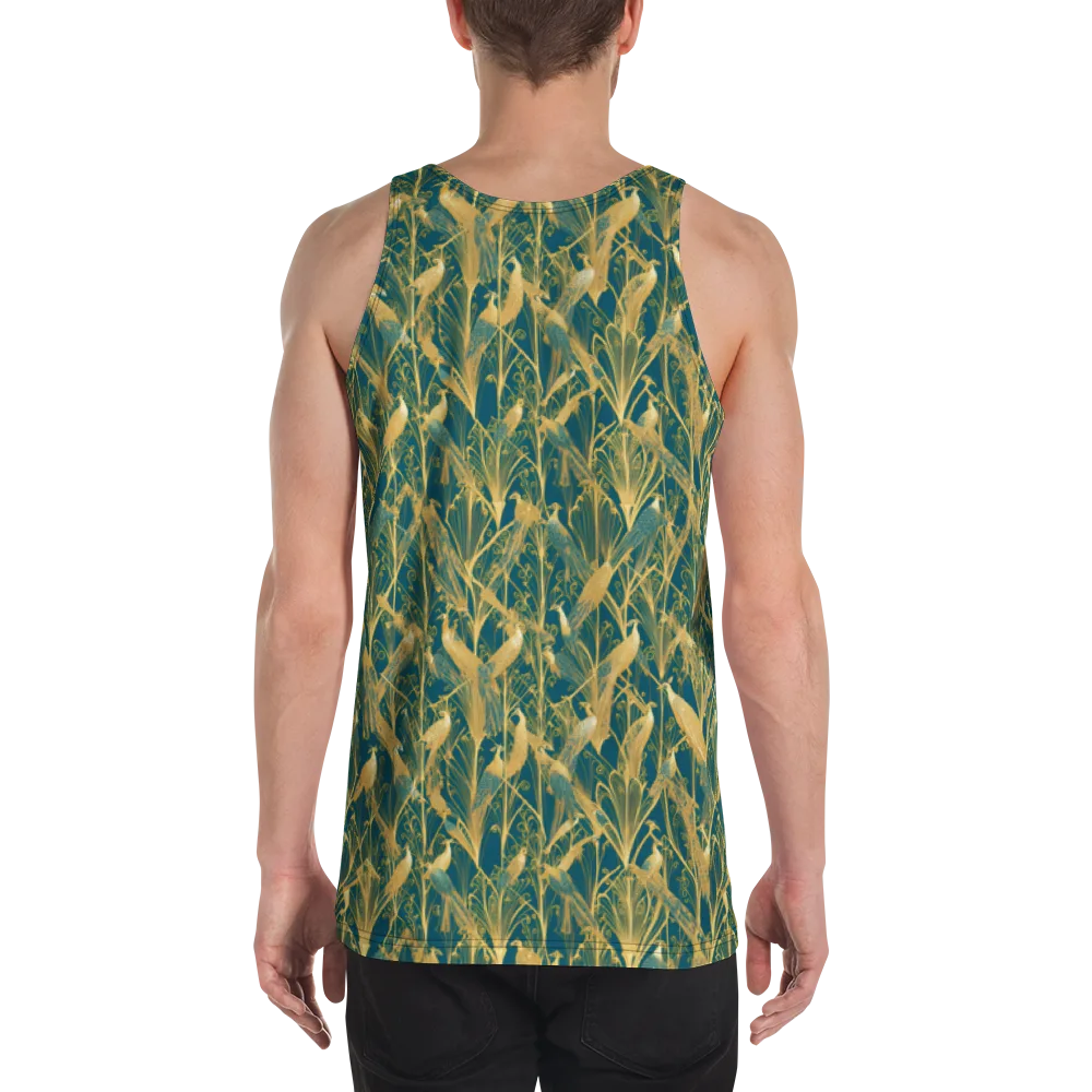 Gilded Aviary on Men's Tank Top — Back