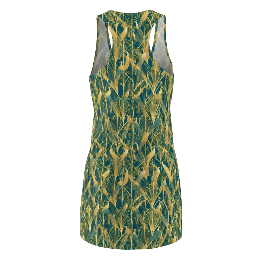 Gilded Aviary on Racerback Dress — Back