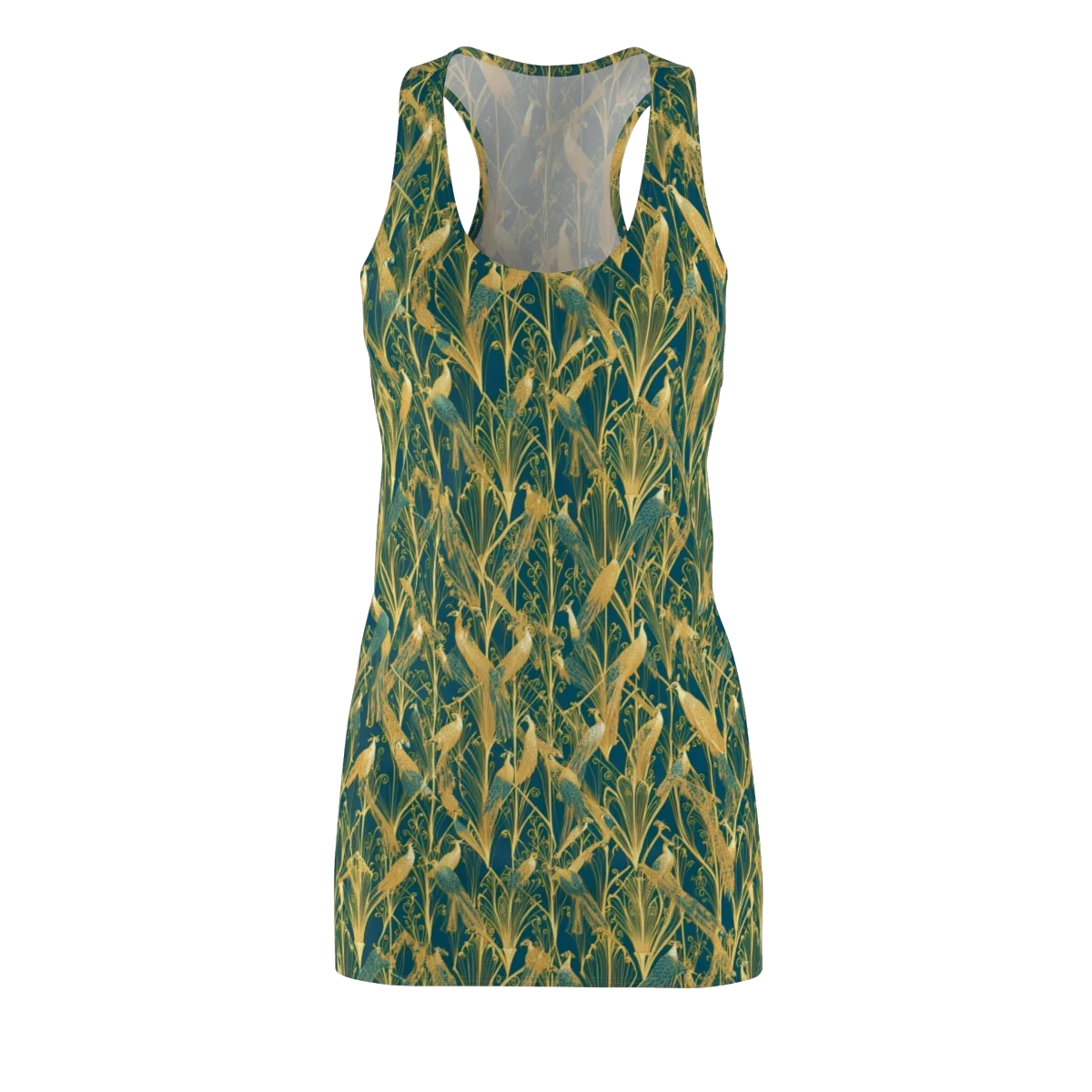 Gilded Aviary on Racerback Dress — Front