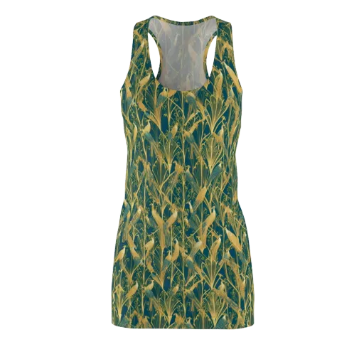 Gilded Aviary on a Racerback Dress
