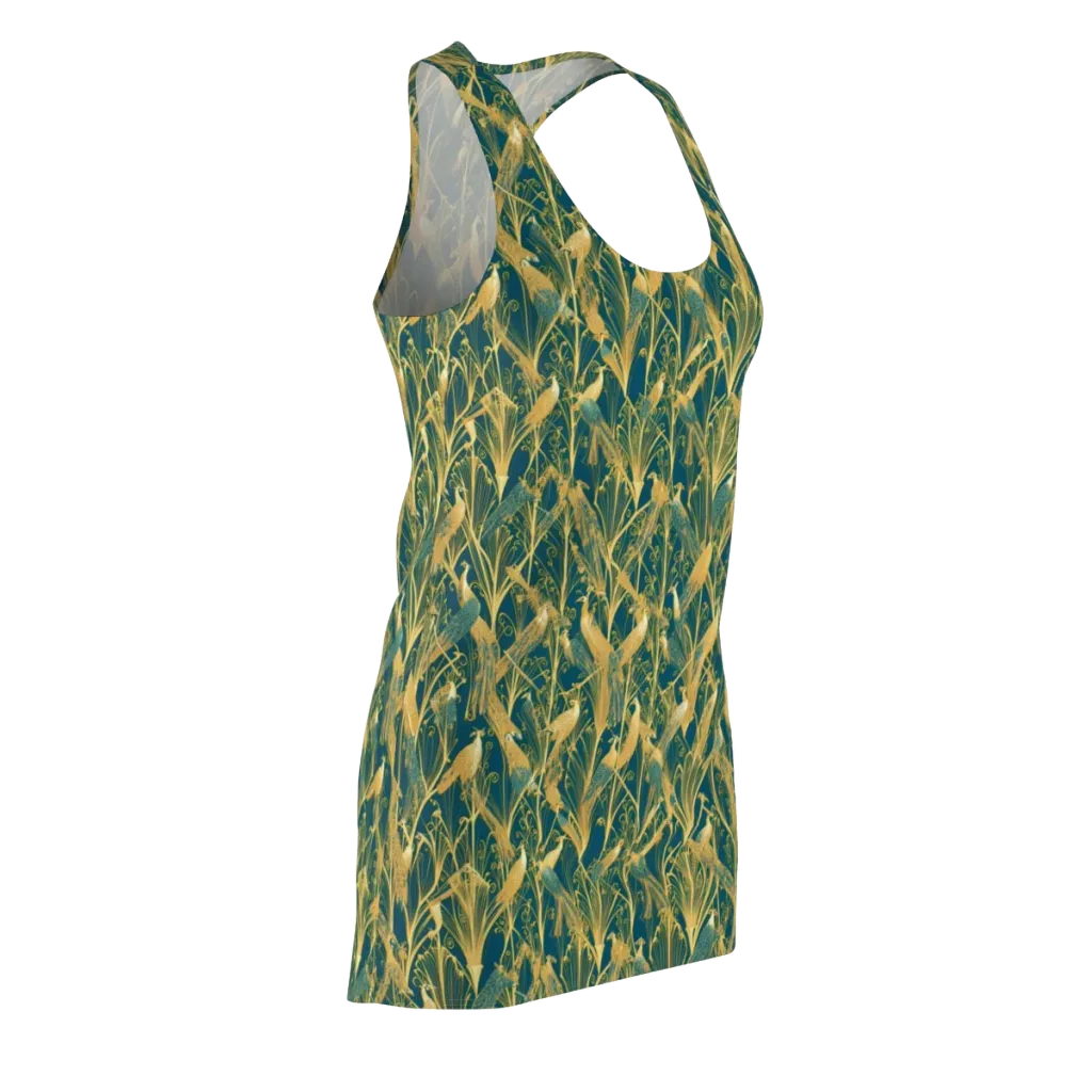 Gilded Aviary on Racerback Dress — Front Side
