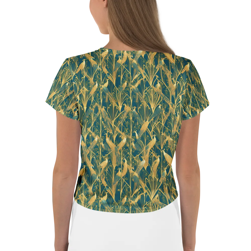 Gilded Aviary on Crop Tee — Back