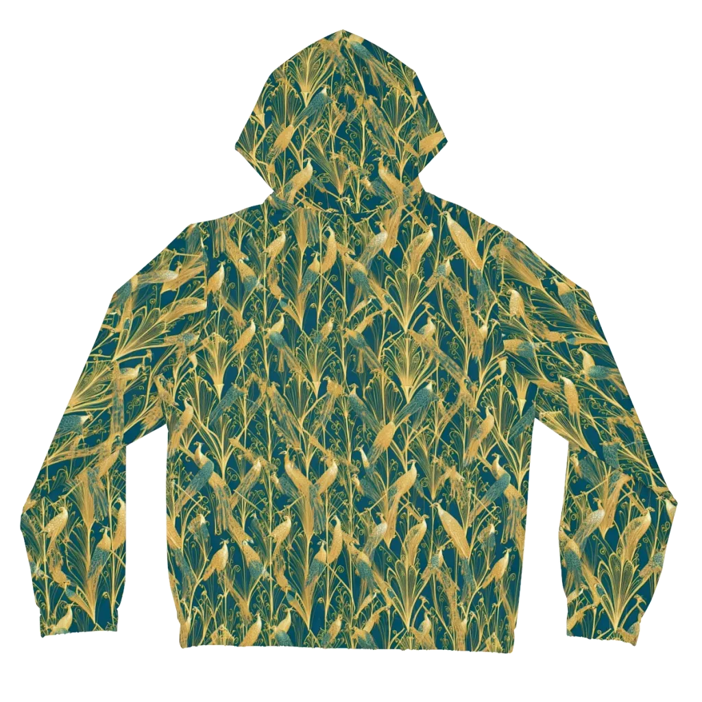 Gilded Aviary on Women's Full-Zip Hoodie — Back