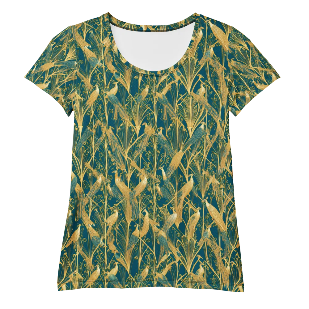 Gilded Aviary on Women's Athletic T-Shirt — Front
