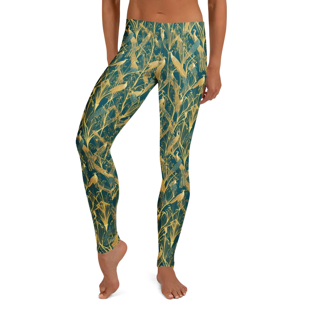 Gilded Aviary on Leggings — Front