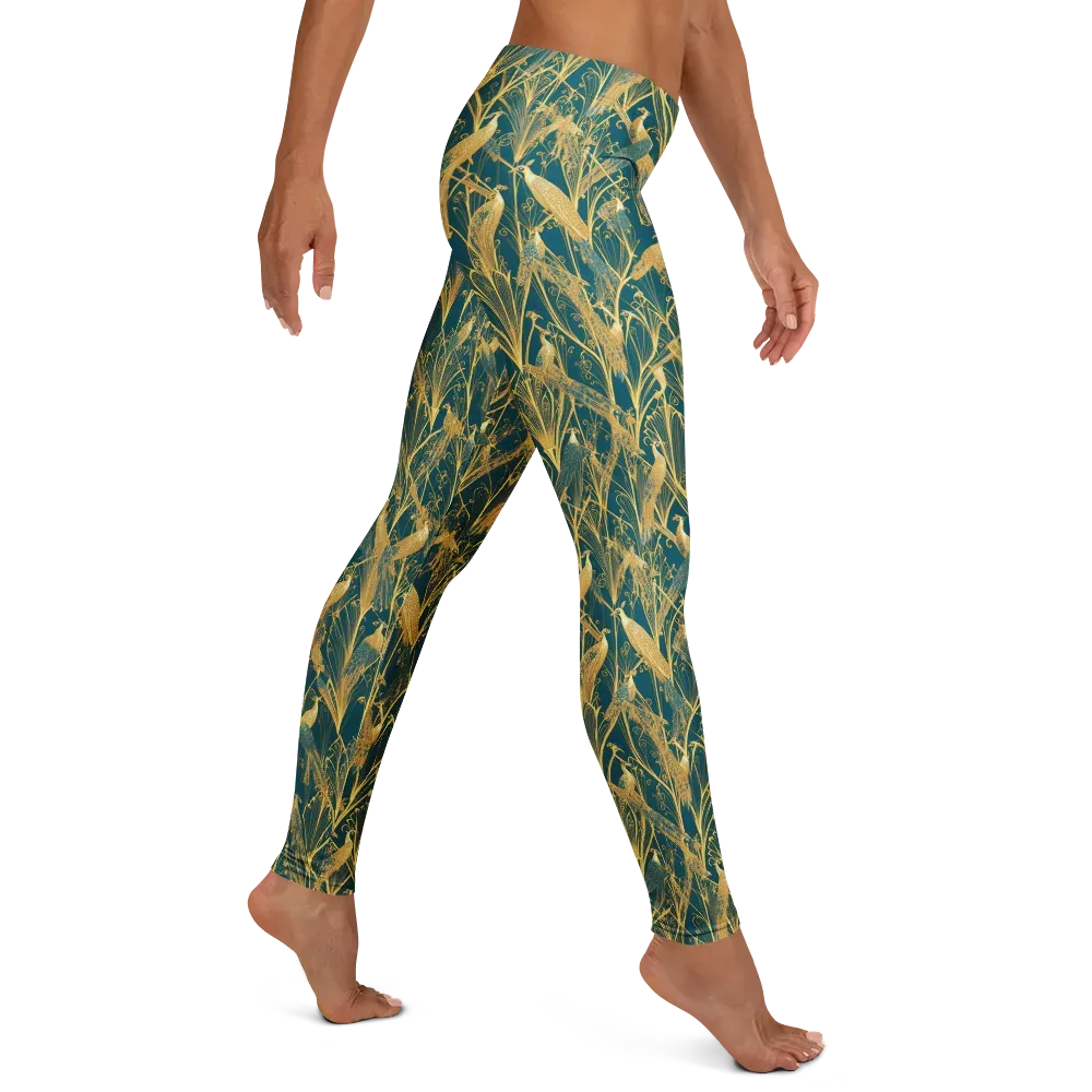 Gilded Aviary on Leggings — Right