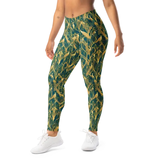 Gilded Aviary on a Leggings