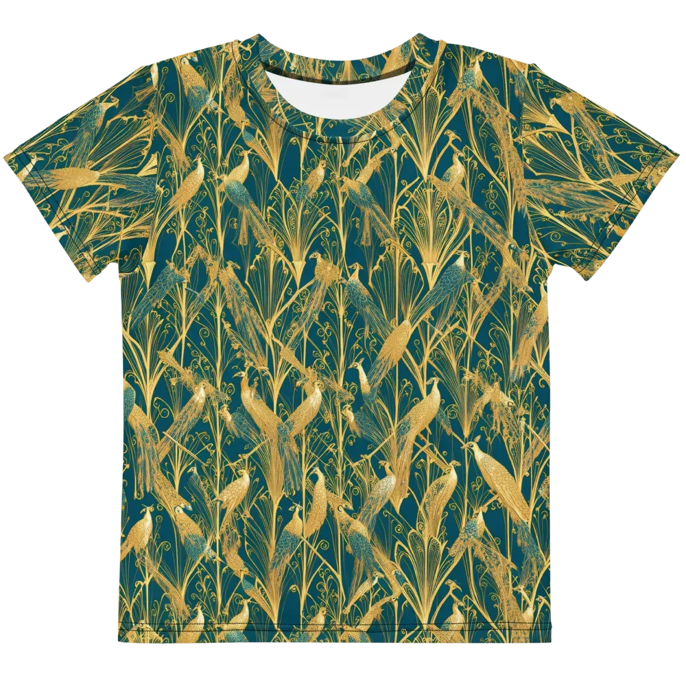 Gilded Aviary on Kids Crew Neck T-Shirt — Front