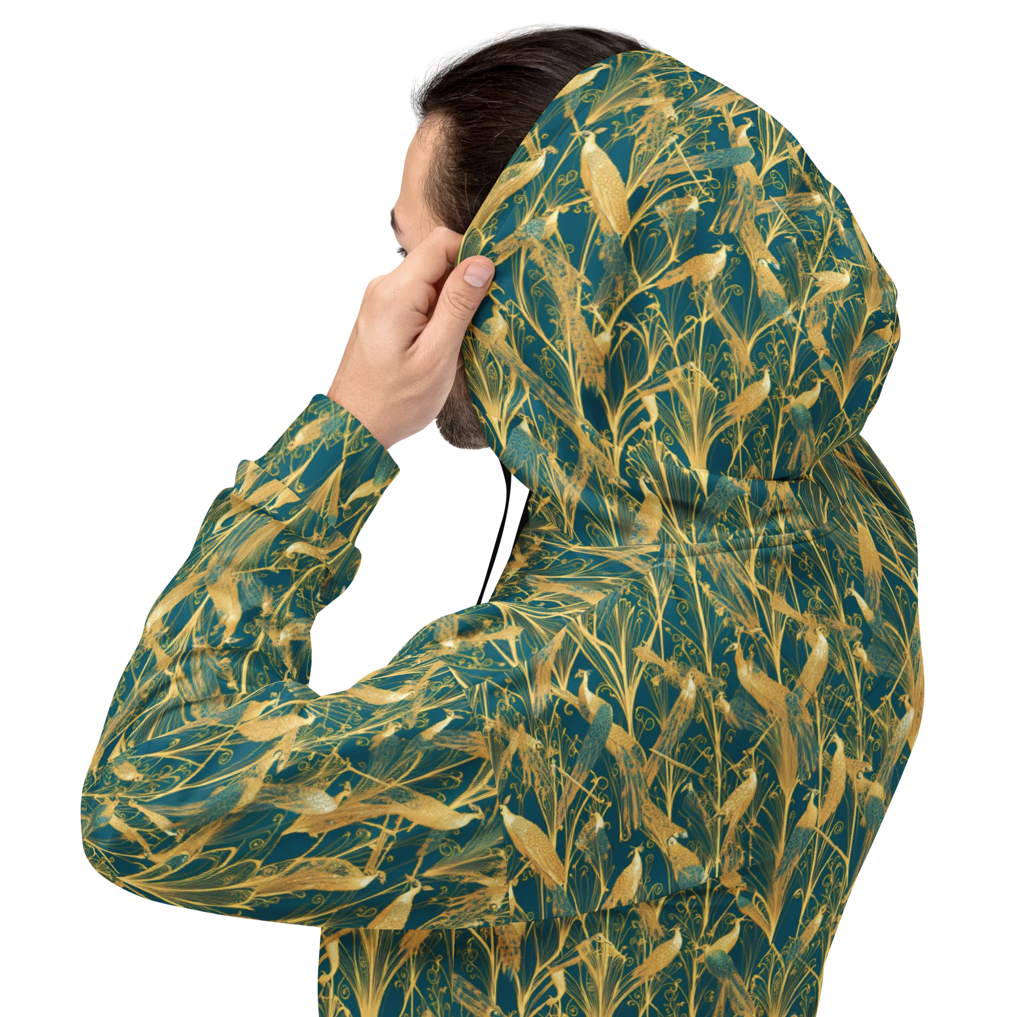 Gilded Aviary on Hoodie — Back