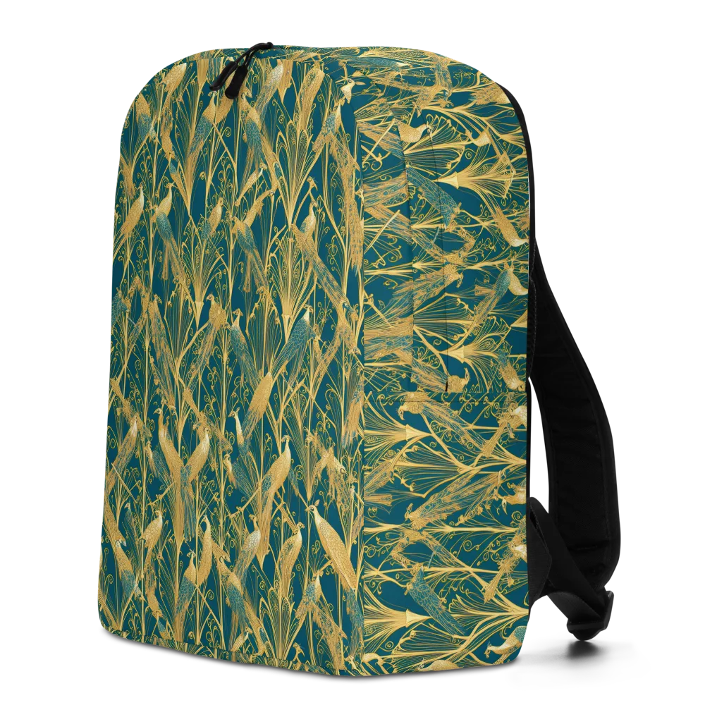 Gilded Aviary on Minimalist Backpack — Left