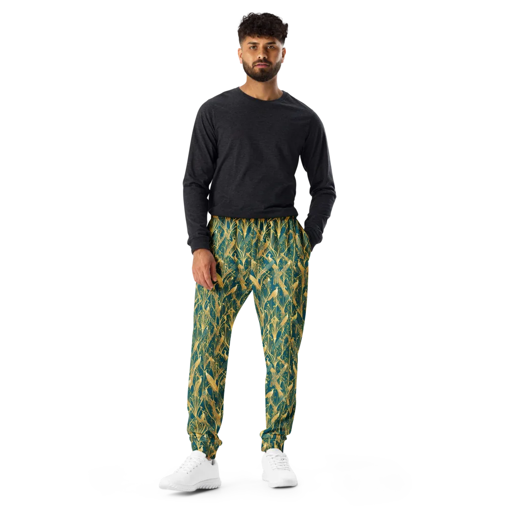 Gilded Aviary on Men's Joggers — Front