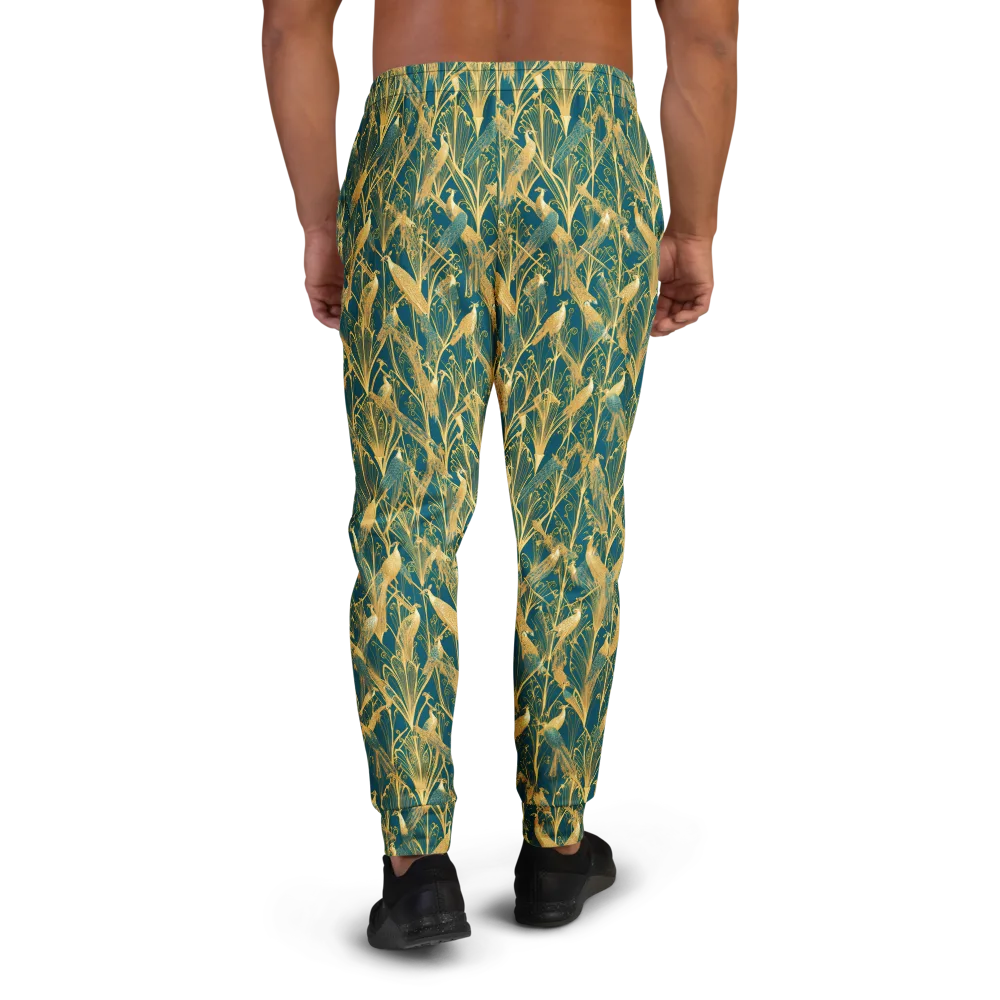 Gilded Aviary on Men's Joggers — Back