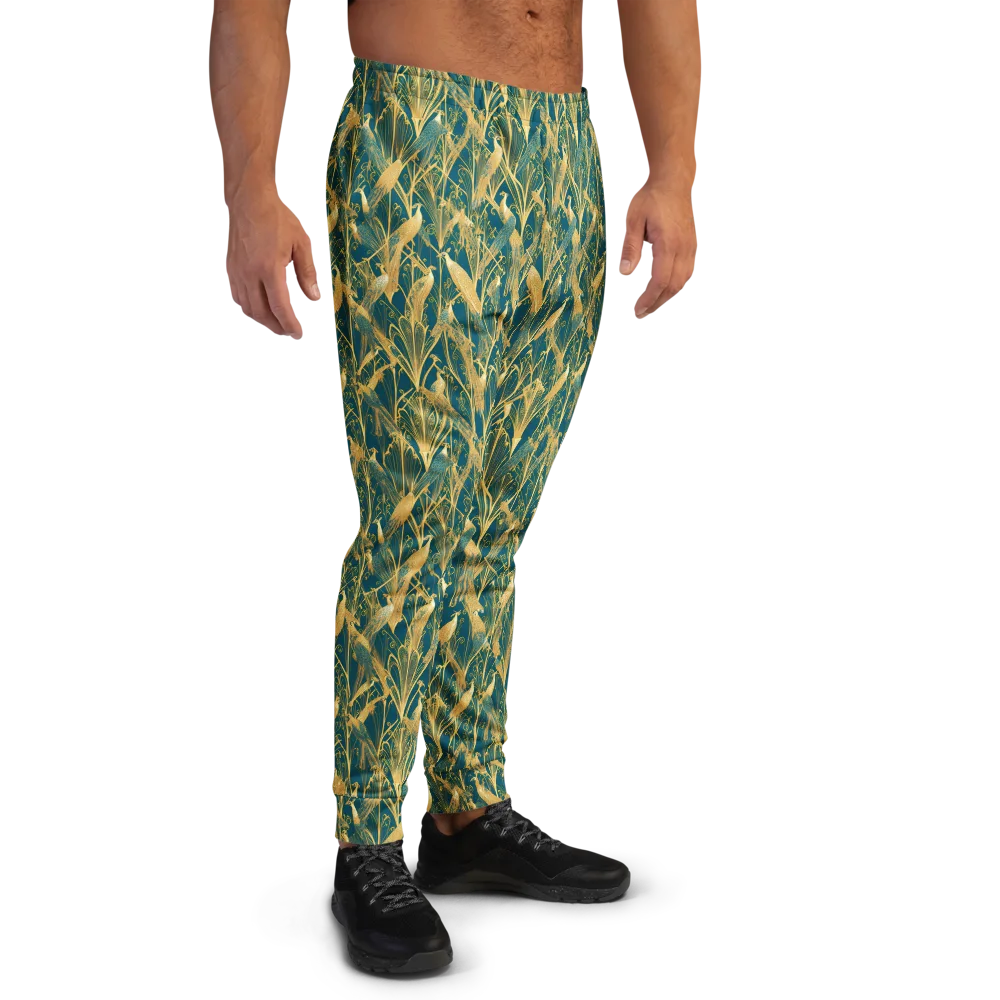 Gilded Aviary on Men's Joggers — Right