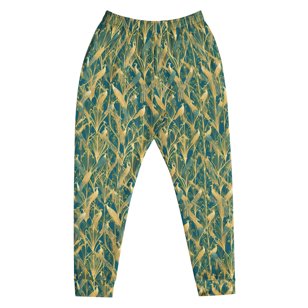Gilded Aviary on Men's Joggers — Front