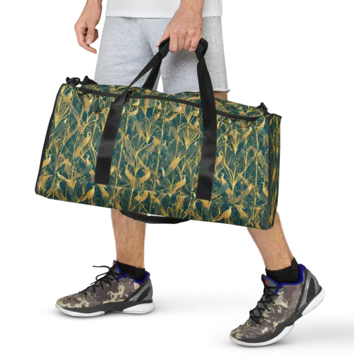 Gilded Aviary on a Duffle Bag