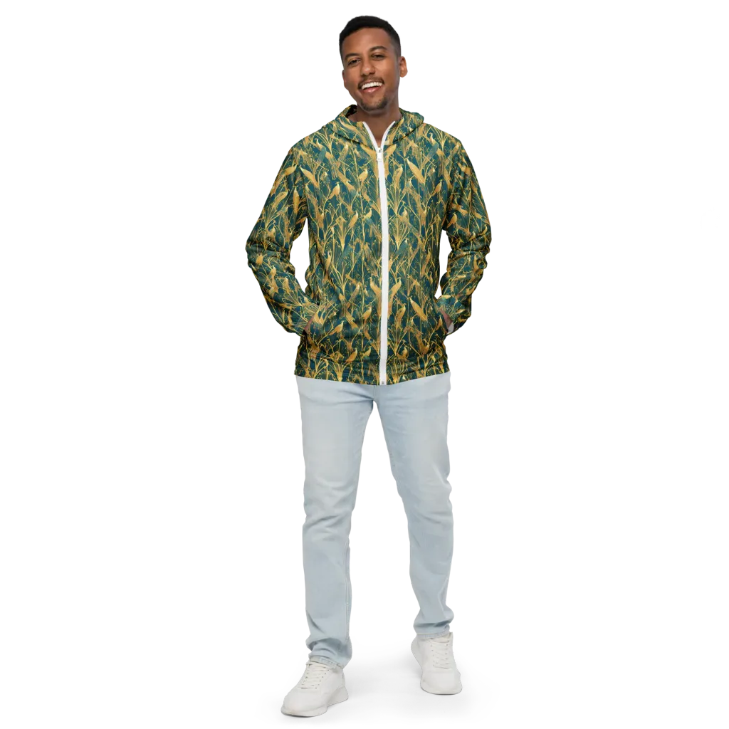 Gilded Aviary on Men's Windbreaker — Front
