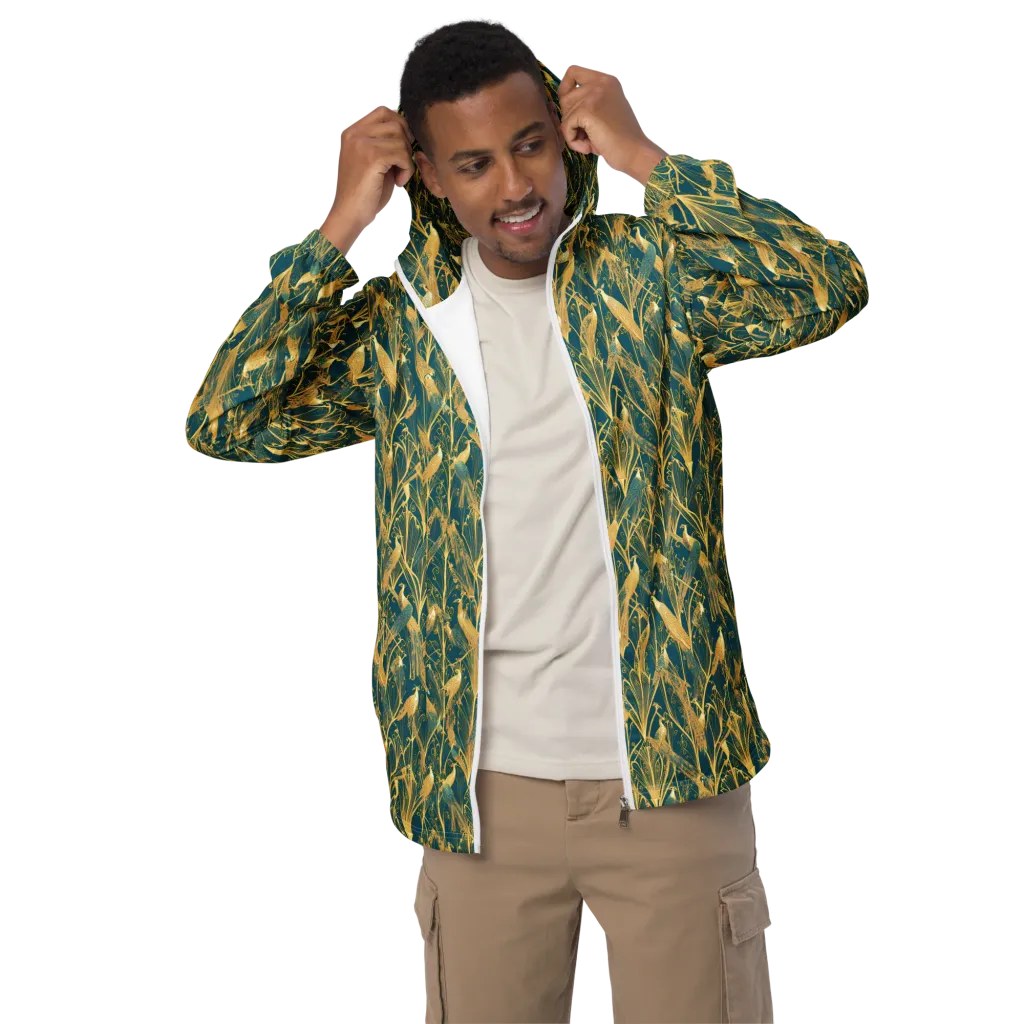 Gilded Aviary on Men's Windbreaker — Front