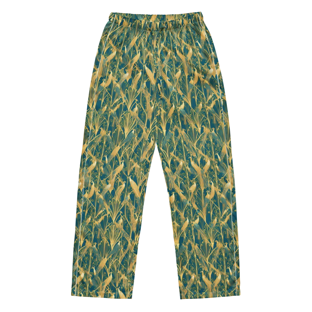 Gilded Aviary on Women's Pajama Pants — Front