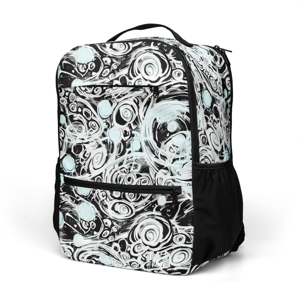 Frozen Vortex on Utility Backpack — Left Front