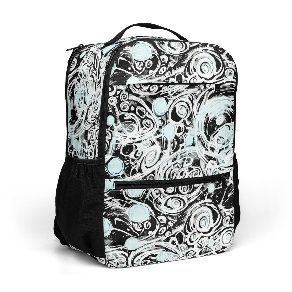 Frozen Vortex on Utility Backpack — Right Front