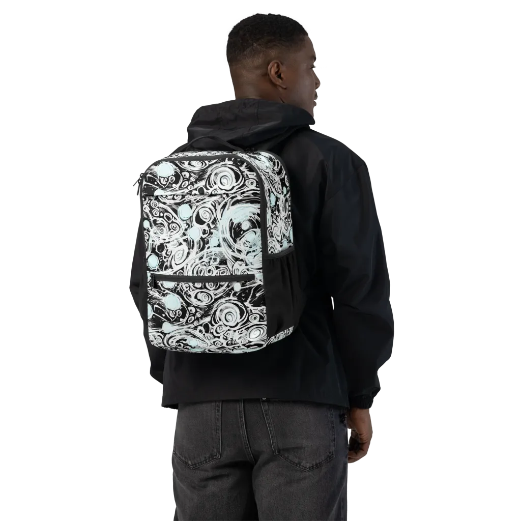 Frozen Vortex on Utility Backpack — Back