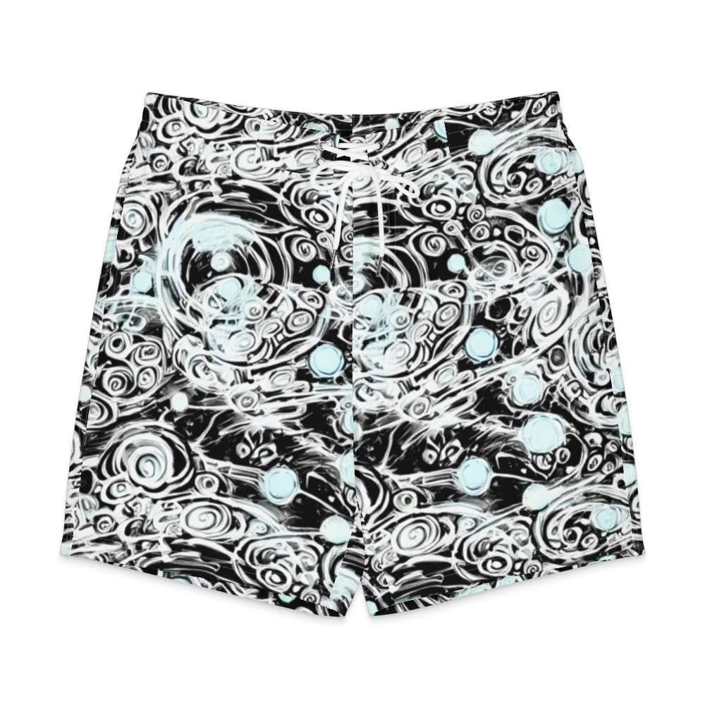 Frozen Vortex on Men's Board Shorts — Front