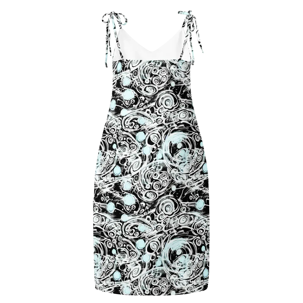 Frozen Vortex on Slip Dress — Back