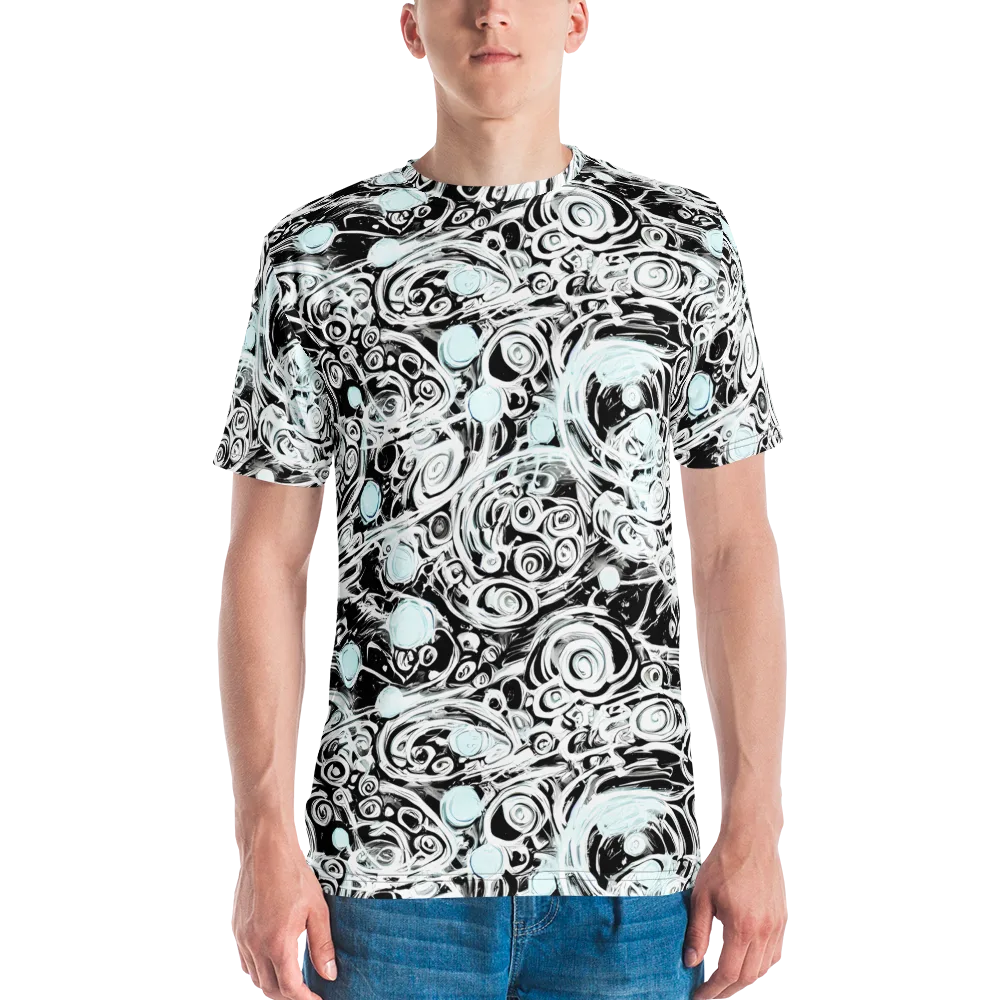 Frozen Vortex on Men's Crew Neck T-Shirt — Front
