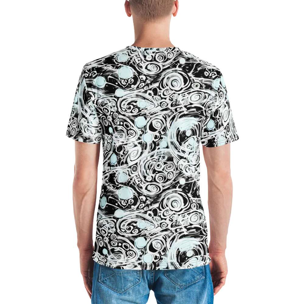 Frozen Vortex on Men's Crew Neck T-Shirt — Back
