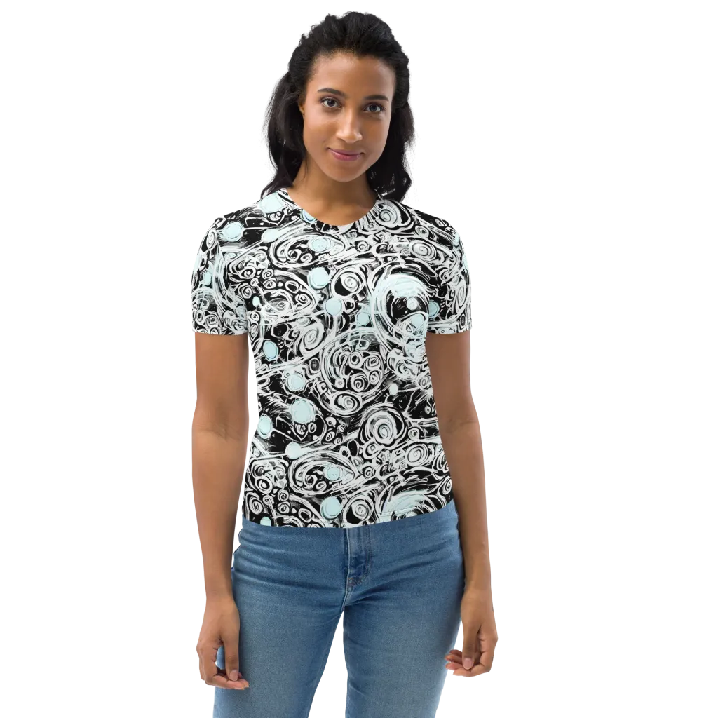 Frozen Vortex on Women's Crew Neck T-Shirt — Front