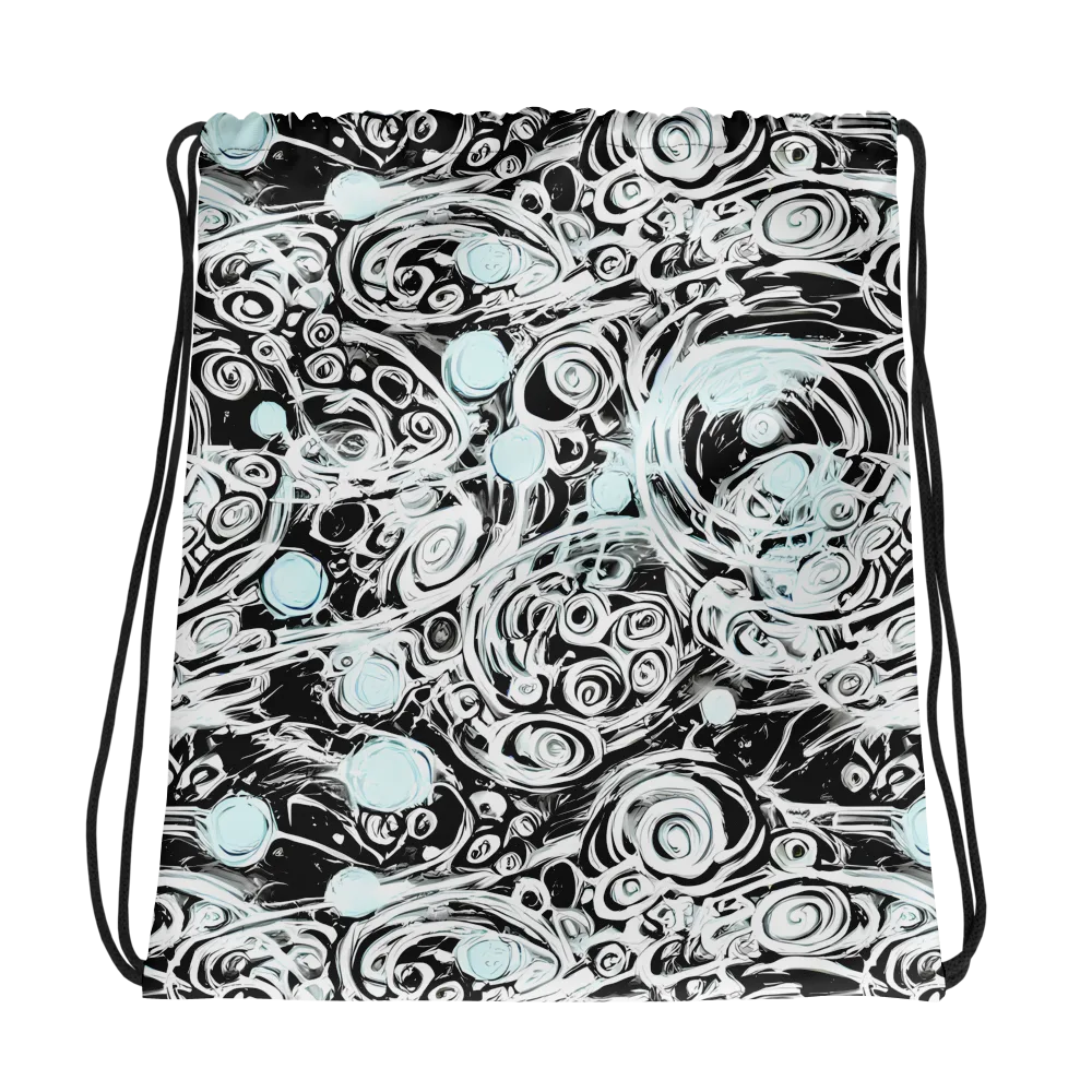 Frozen Vortex on Drawstring Bag — Photo