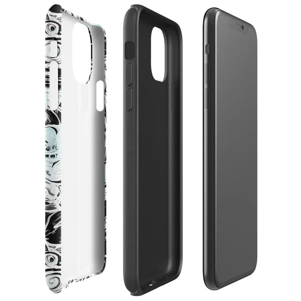 Frozen Vortex on Tough Case for iPhone® — Right