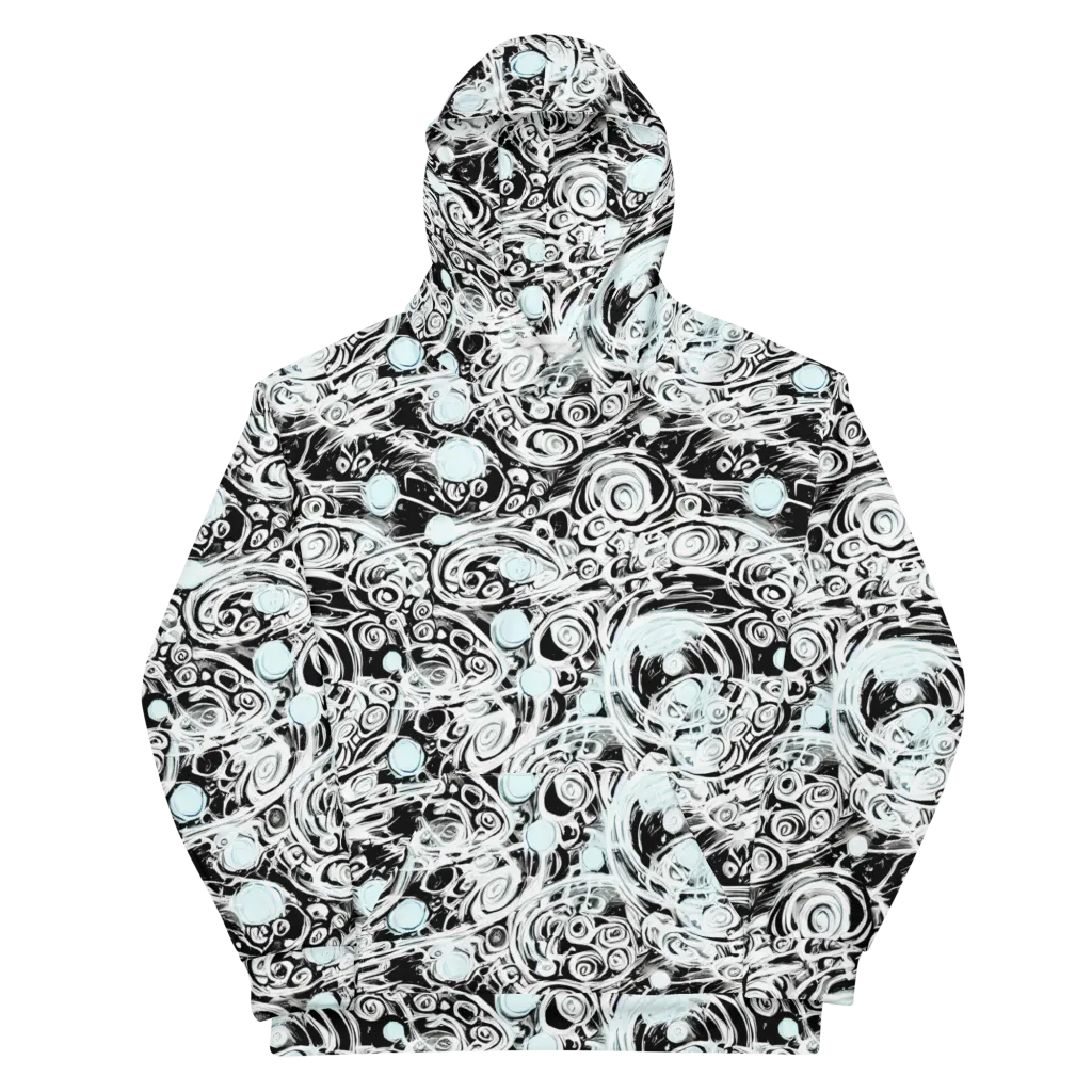 Frozen Vortex on Cotton Hoodie — Front