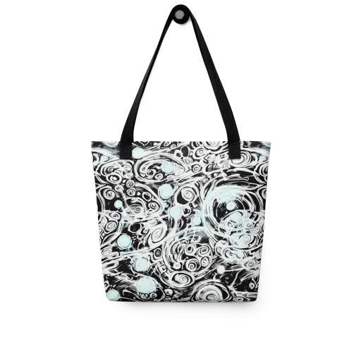 Frozen Vortex on a Tote Bag