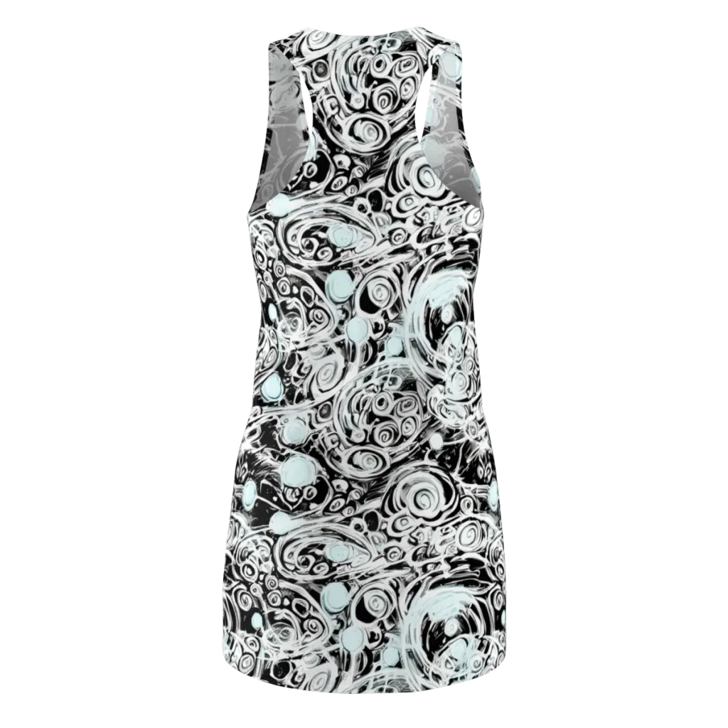Frozen Vortex on Racerback Dress — Back