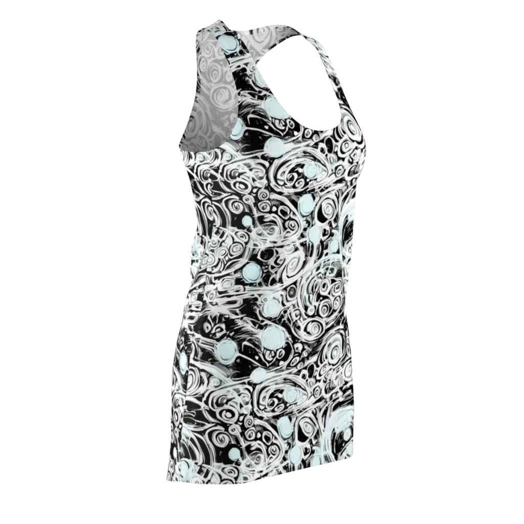 Frozen Vortex on Racerback Dress — Front Side