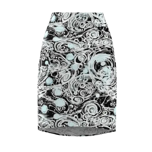 Frozen Vortex on a Pencil Skirt