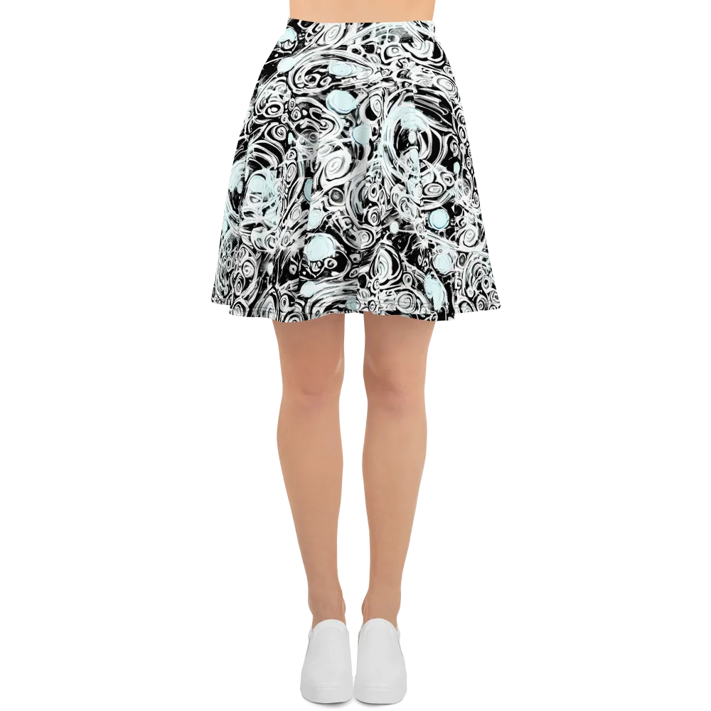 Frozen Vortex on Skater Skirt — Front