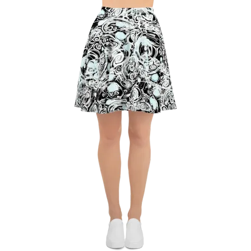 Frozen Vortex on a Skater Skirt