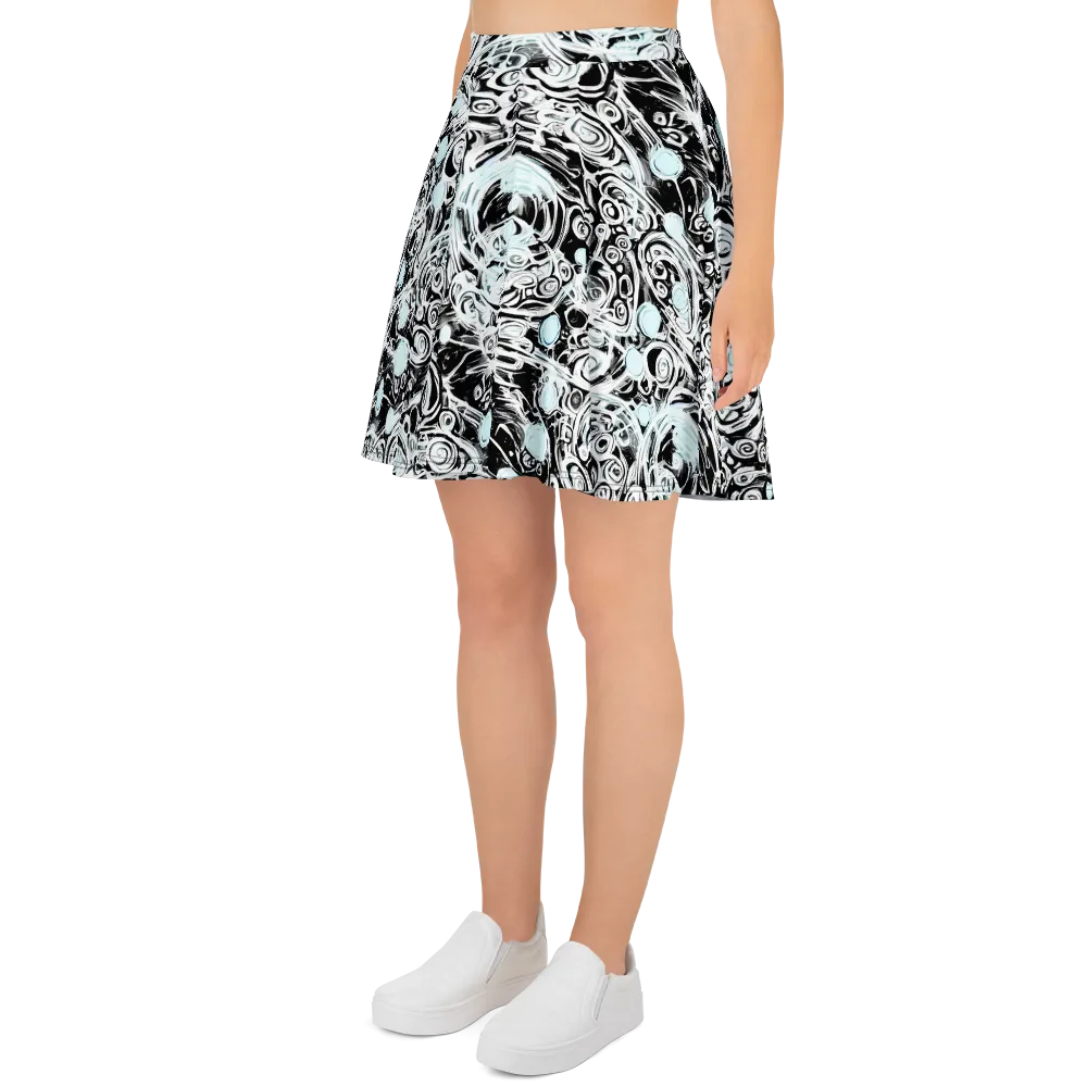 Frozen Vortex on Skater Skirt — Left