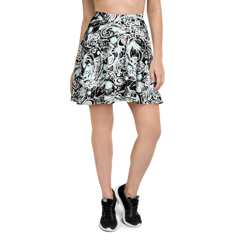 Frozen Vortex on Skater Skirt — Front