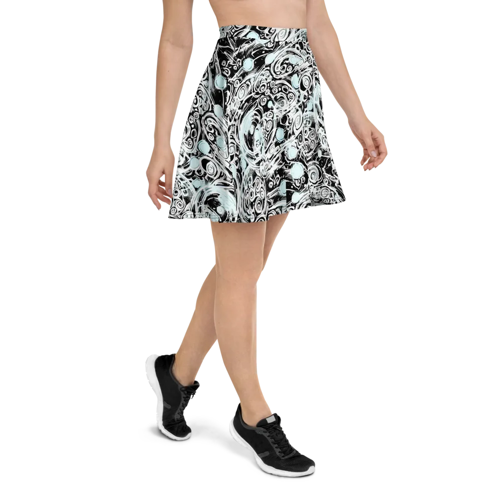 Frozen Vortex on Skater Skirt — Right