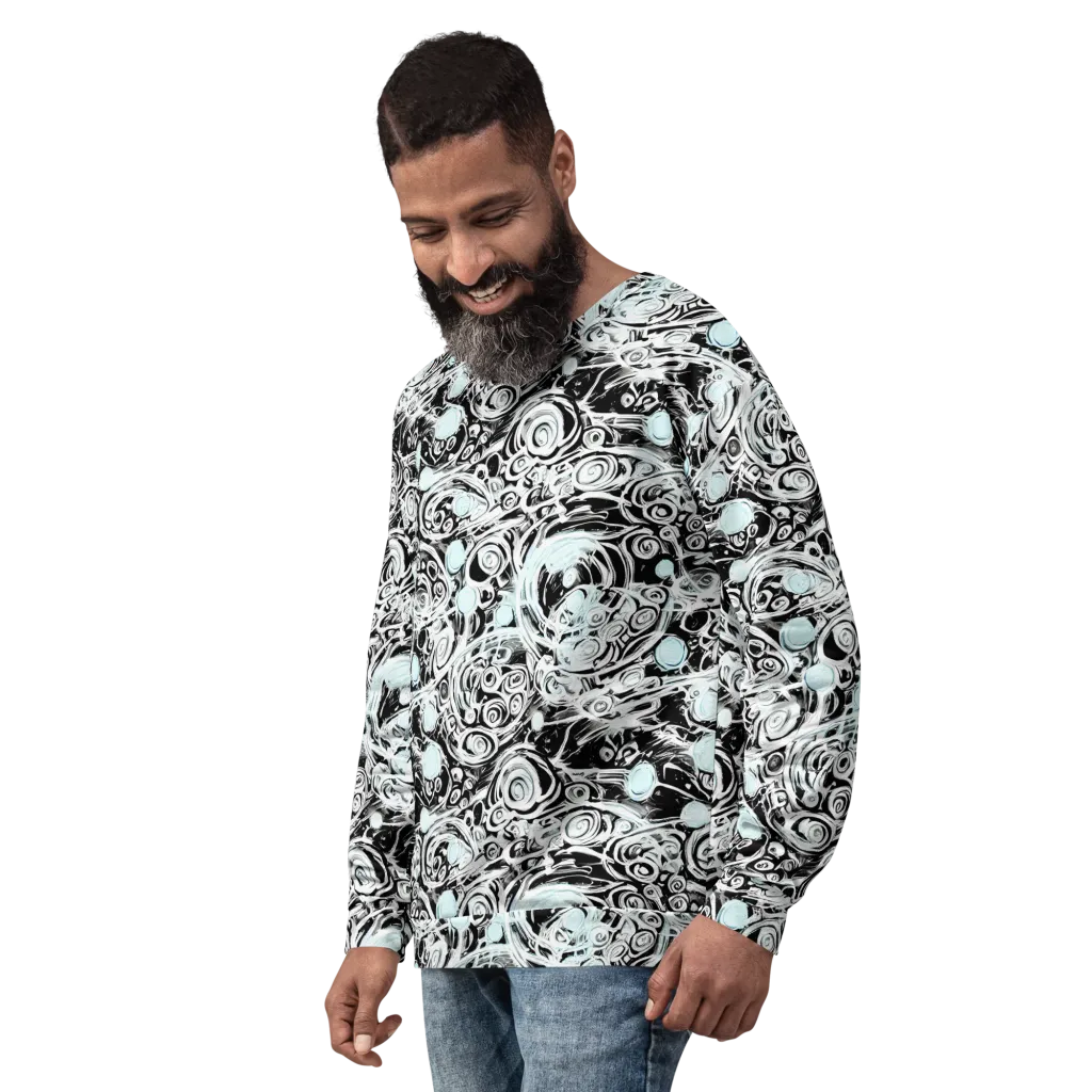 Frozen Vortex on Sweatshirt — Left Front