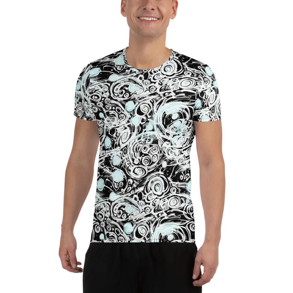 Frozen Vortex on Men's Athletic T-Shirt — Front